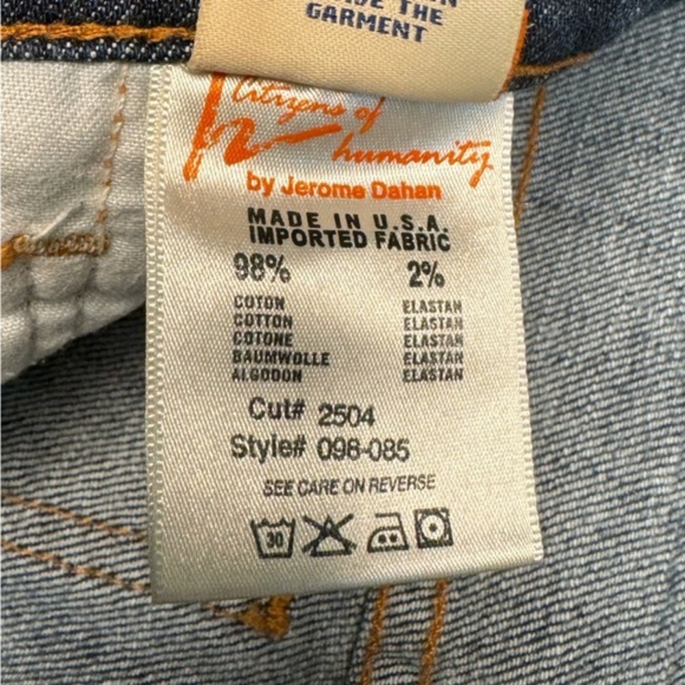 Citizens of Humanity Women's Willow Creek #098 Crop‎ Stretch Jeans- Sz 31 - Picture 13 of 13